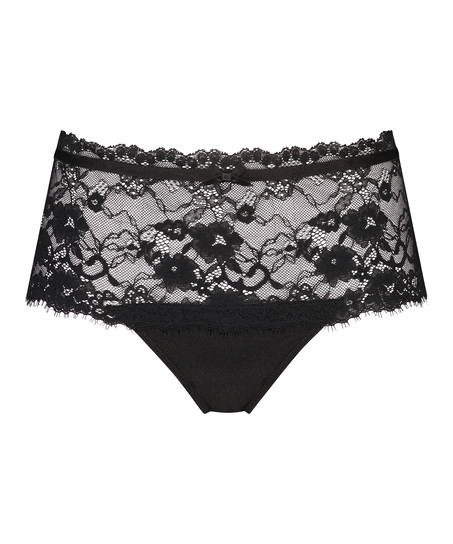 High boxer thong Amaka, Black