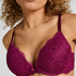 Teddy Padded Push-Up Underwired Bra, Purple