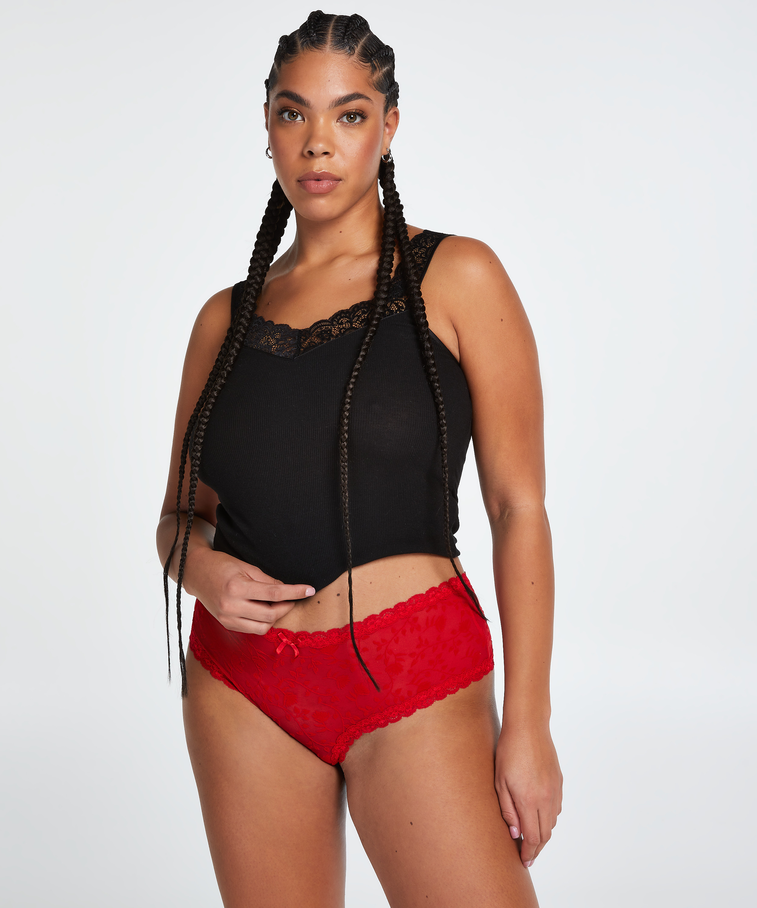 Brazilian V-shape Curvy, Red, main