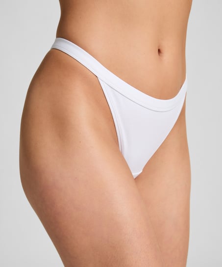 Cotton Thong, White