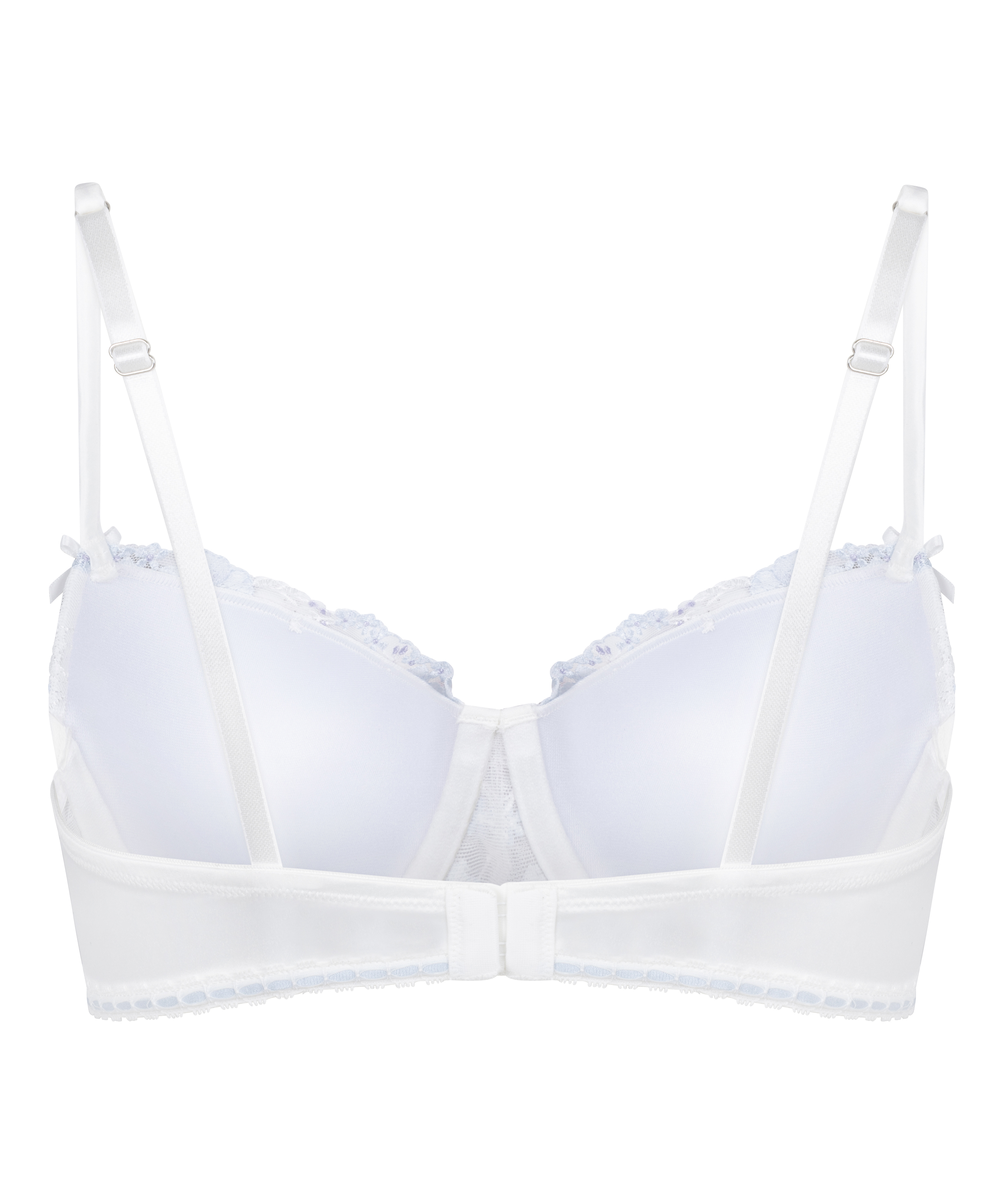Peonie Padded Underwired Bra, White, main