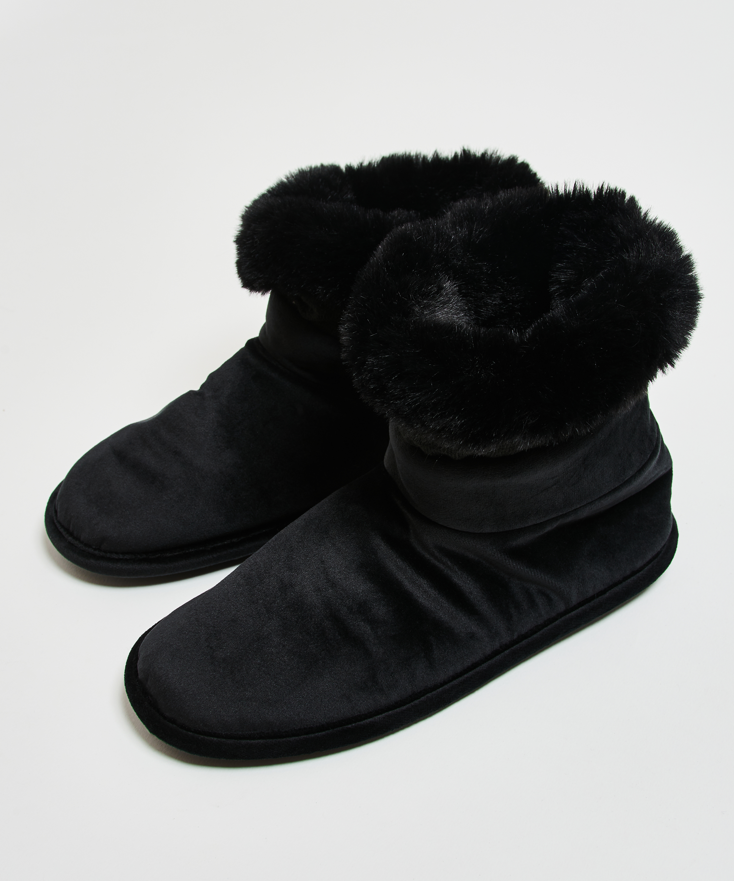 Slippers, Black, main