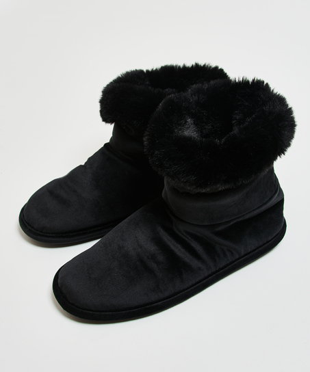Slippers, Black