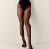 Tights 15 Denier print, Black