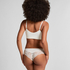 Valencia Brazilian Shorts, White
