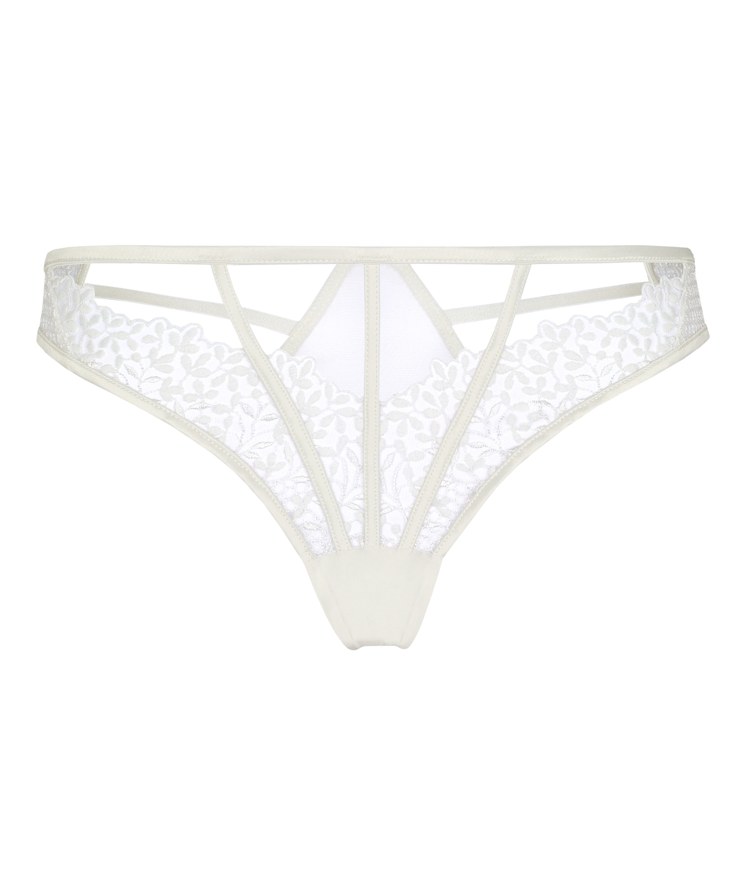 Kristina Highleg Thong, White, main