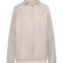 Linen Pyjama Top, Beige
