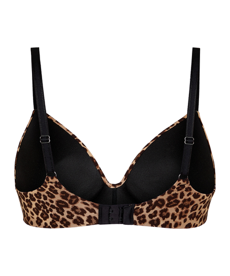 Mona padded non-underwired bra, Brown