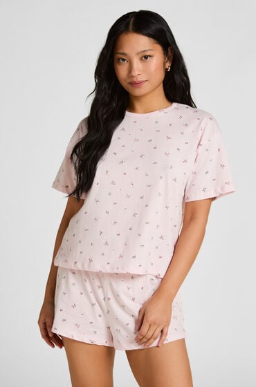 Hunkemöller Pyjama Set Cotton Pink