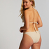 Triangle Crochet Bikini Top, White