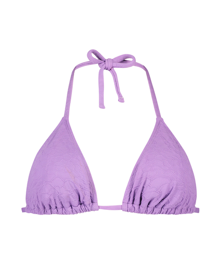 Libby triangle bikini top, Purple