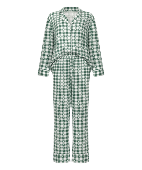 Pyjamaset Twill, Green