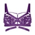 Sadie Non-Padded Longline Underwired Bra, Purple