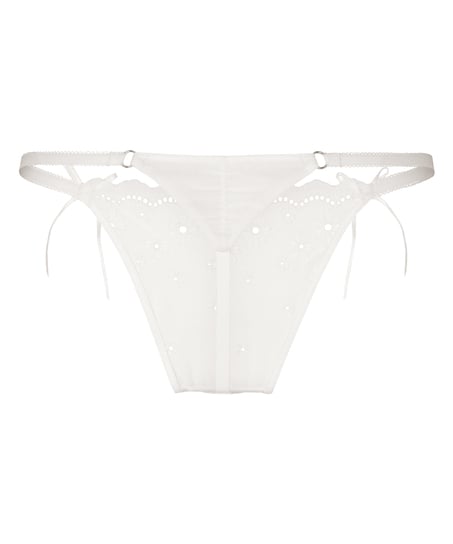 Highleg Thong Gaia, White