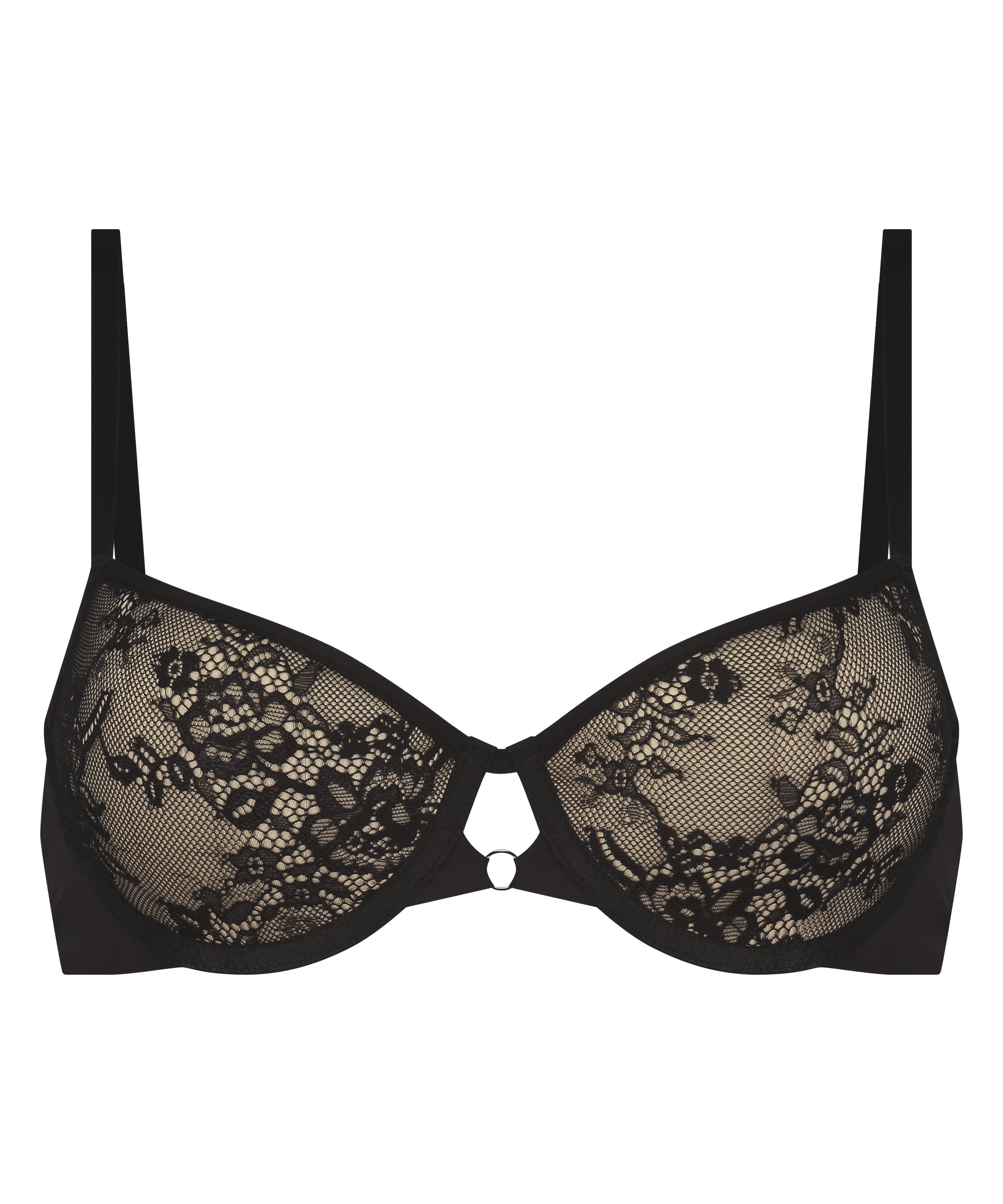 Lea Padded Underwired Bra, Black, main