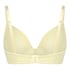Pointelle Padded Underwired Bra, Yellow