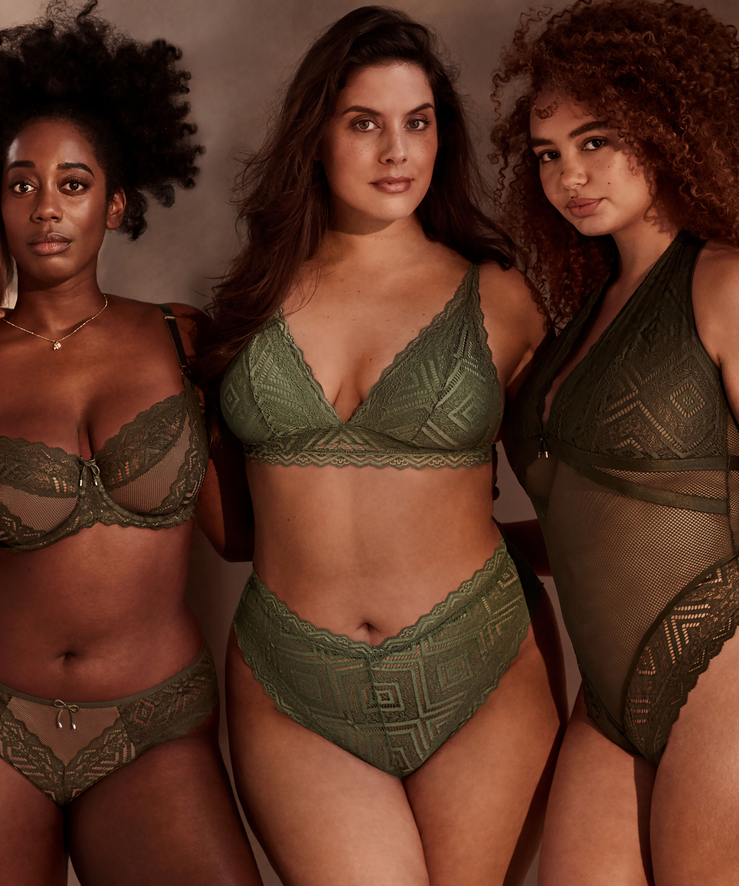 Filomena High Leg Brazilian I AM Danielle, Green