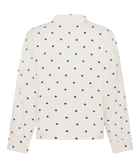 Jacket Cotton Dot, White