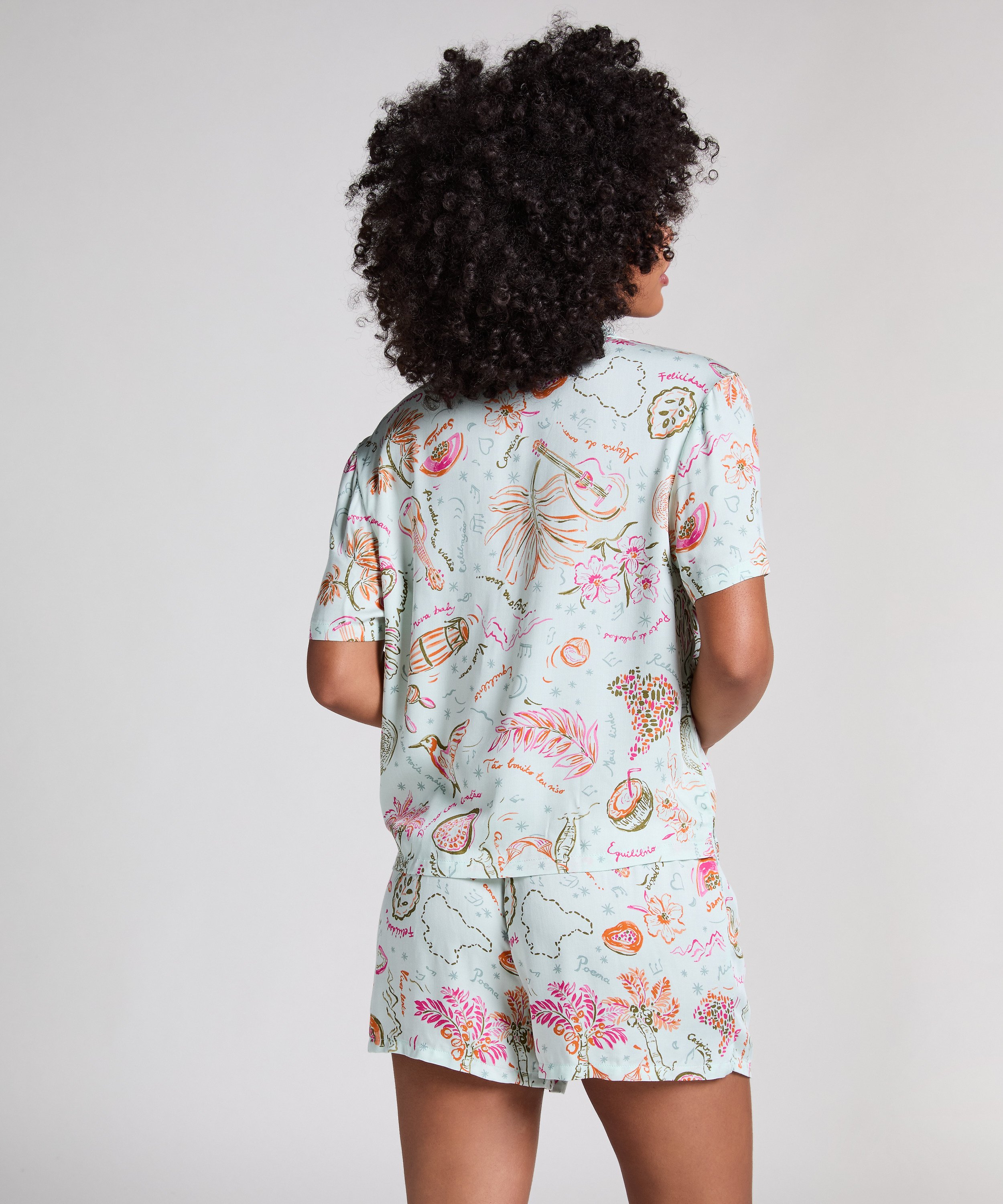 Satin Short, Green, main