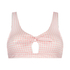 Seychelles bikini crop top, Pink