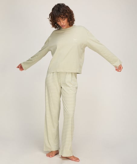 Pyjamaset Cotton , Green