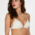 Marina Padded Triangle Bralette, White