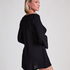 Beach Long-Sleeved Ring Dress, Black