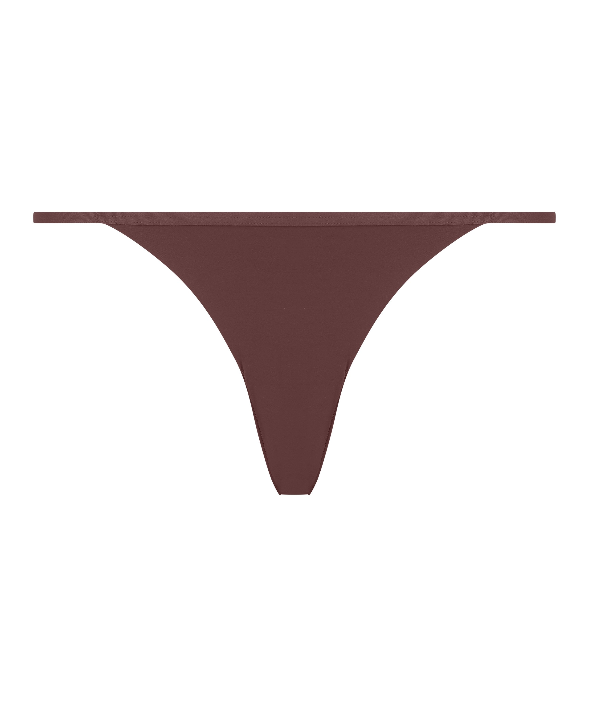 Seamless thong, Brown, main