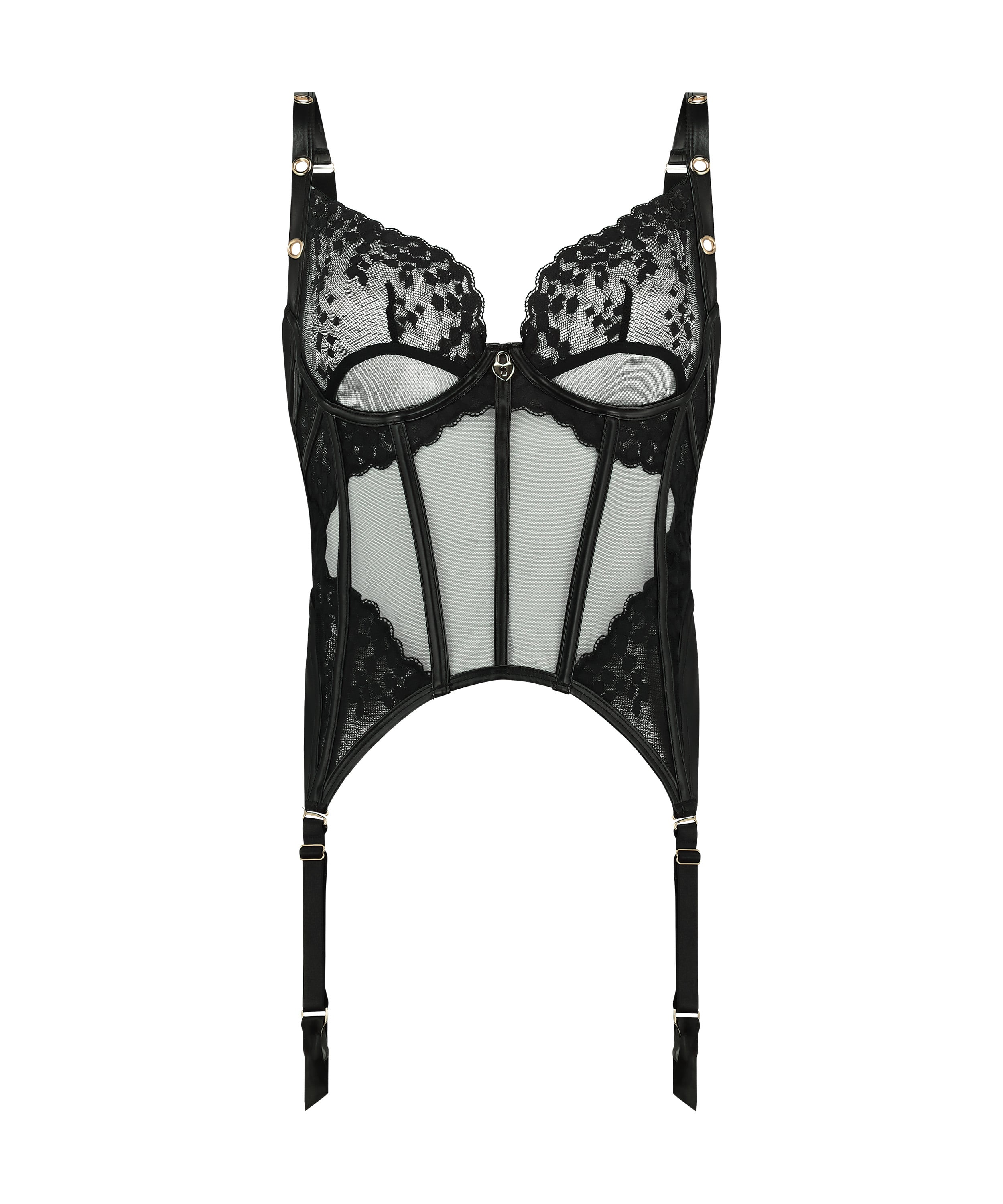 Desire Bustier, Black, main