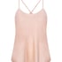Ayla Satin Cami Top, Pink