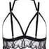 Olivia Open Bralette, Black
