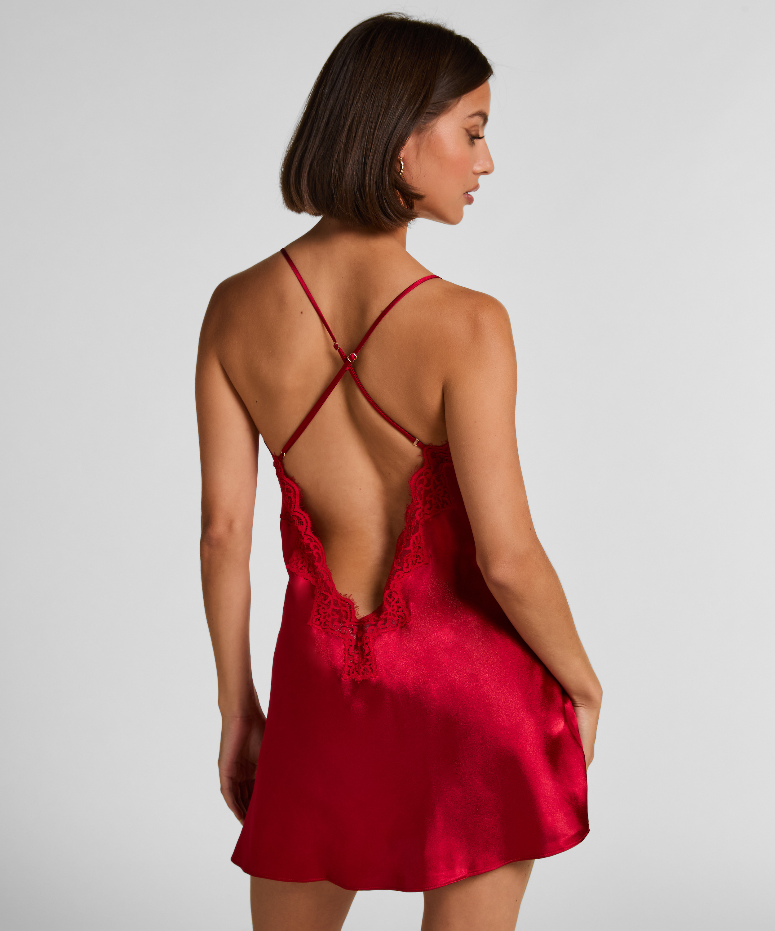 Mya Slipdress, Red, main