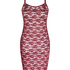 Slipdress Allover Lace, Red