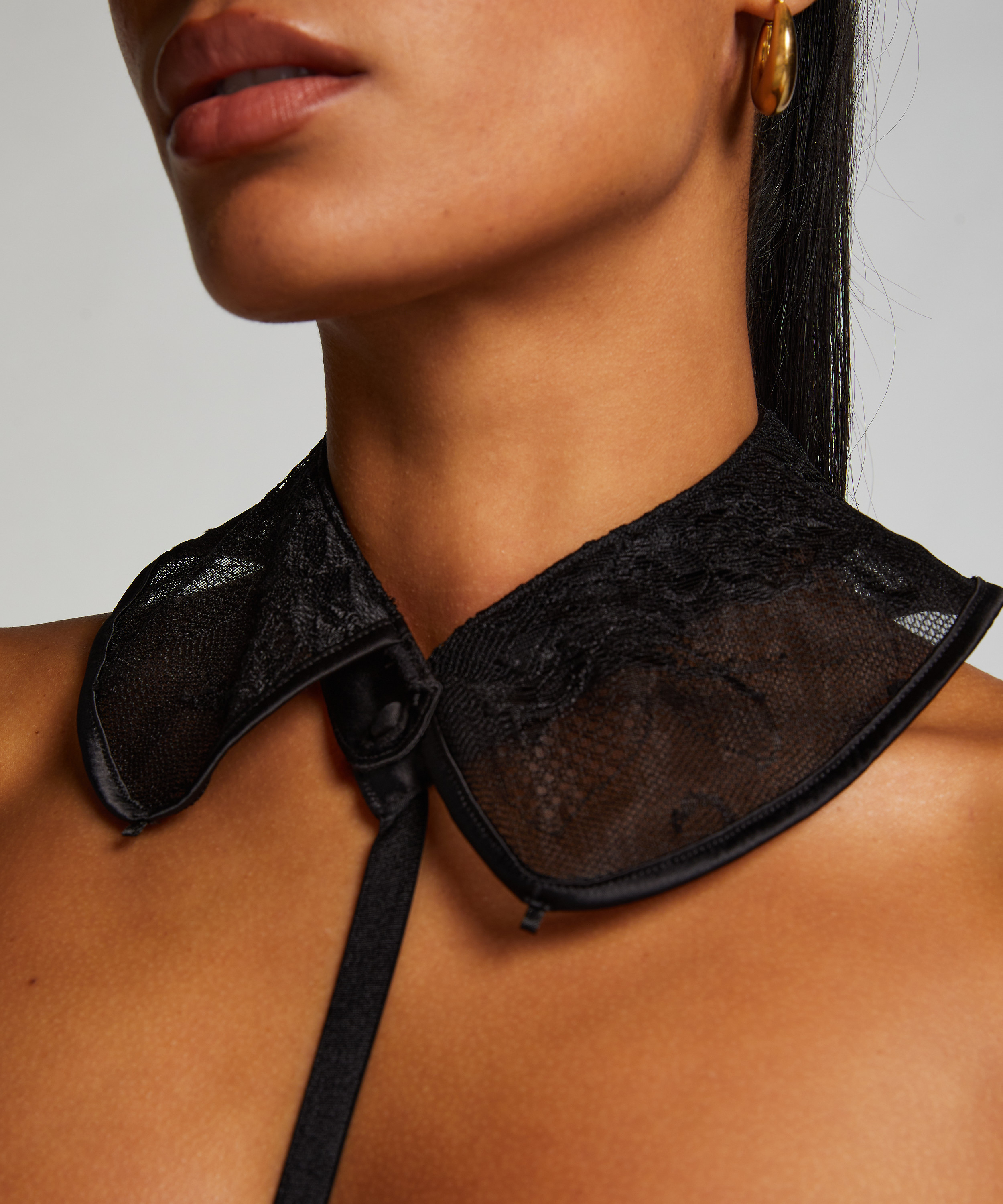 Private Harness Choker, Black, main