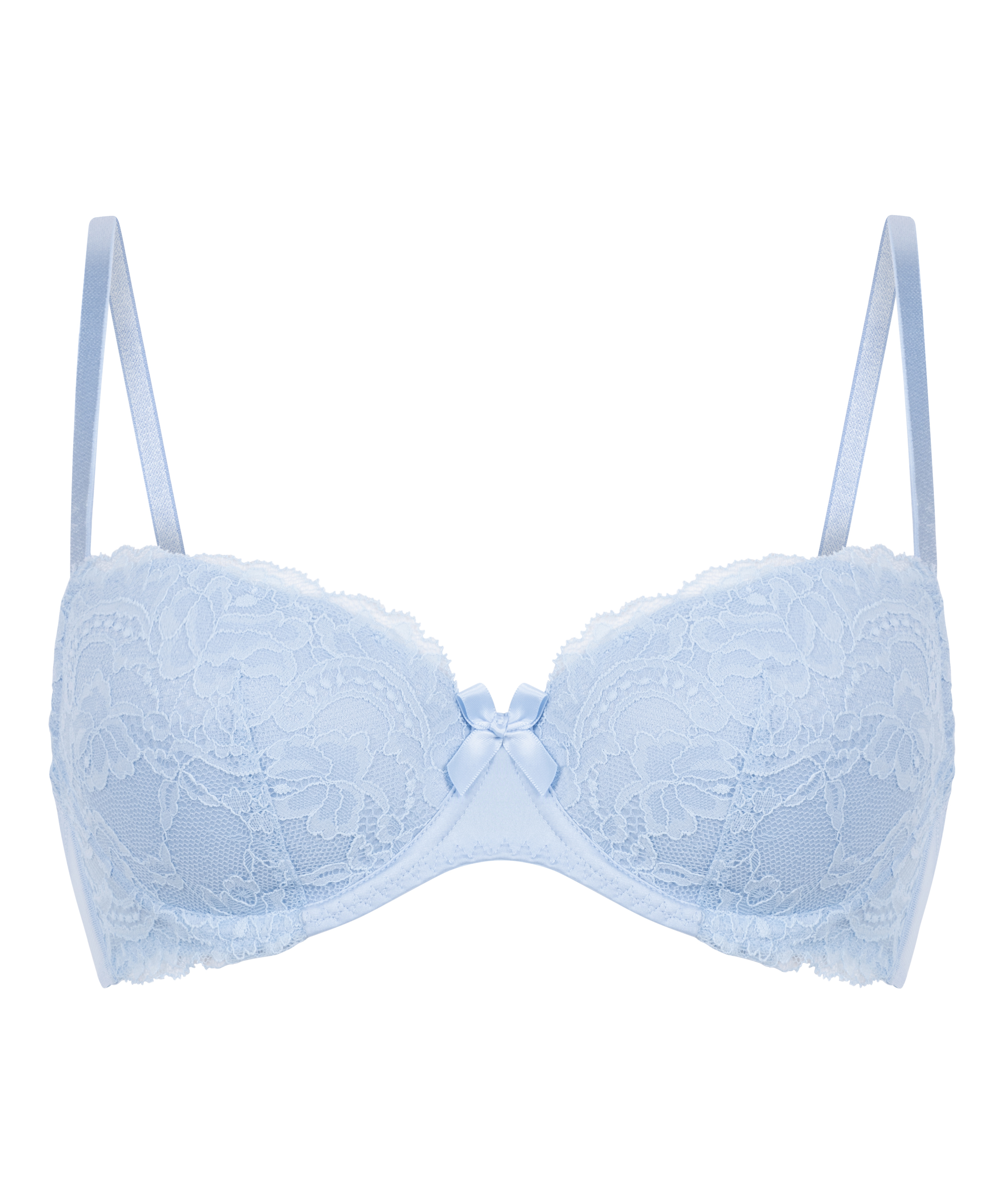 Teddy Padded Underwired Bra, Blue, main