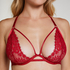 Cinnamon Non-Padded Underwired Bra, Red