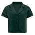 Short Sleeve Velour Jacket, Green