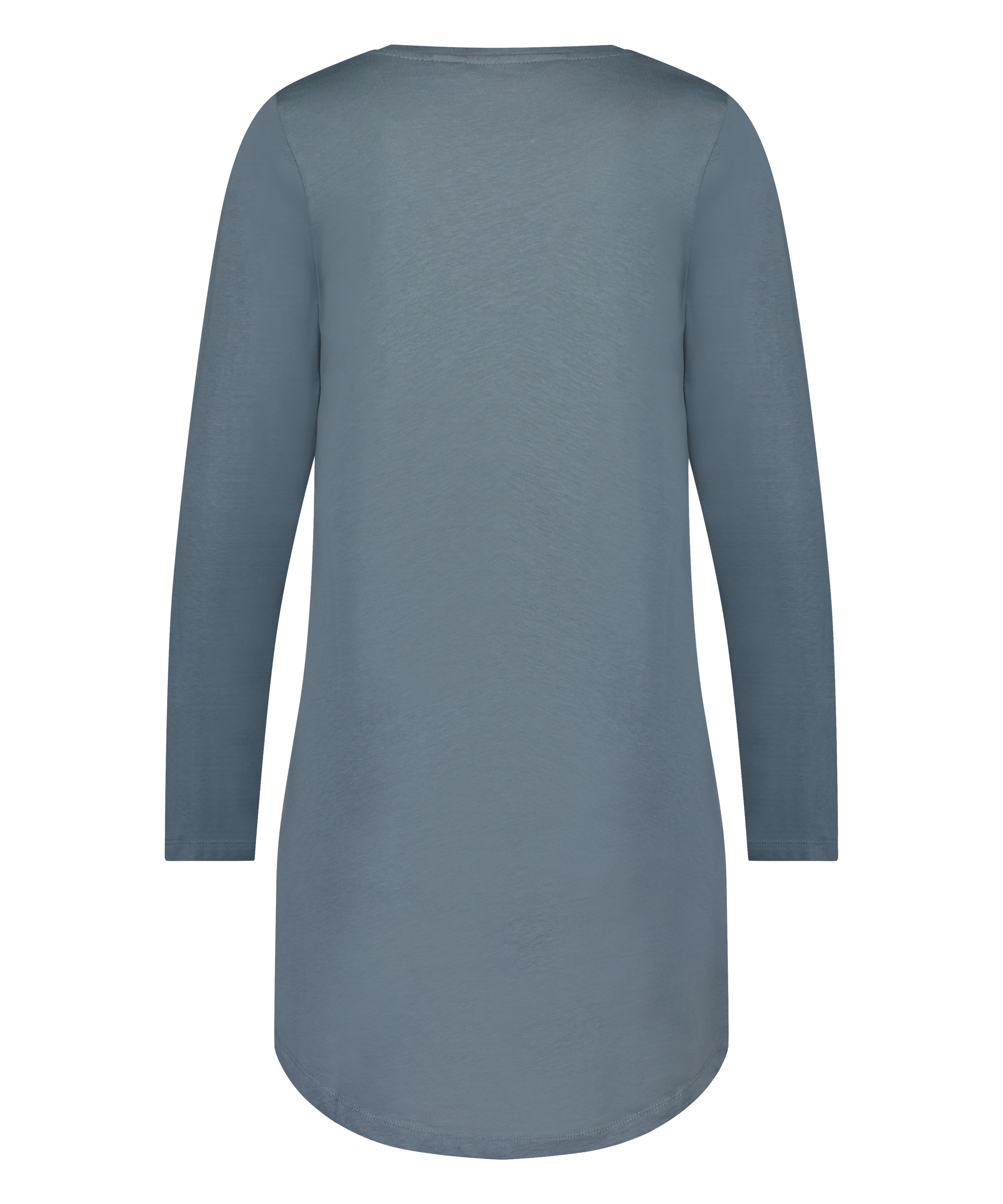 Round Neck Nightshirt, Blue, main