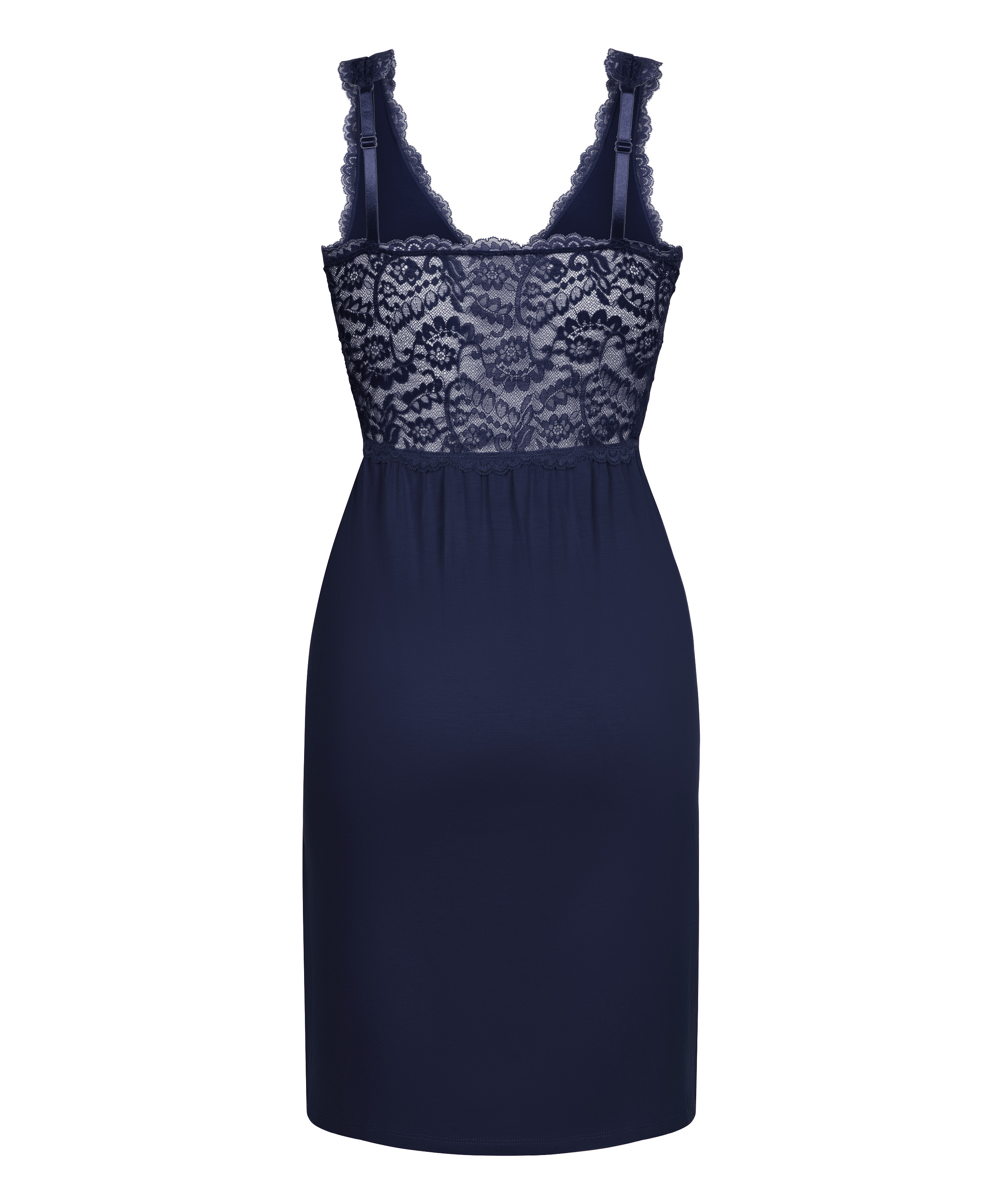 Nora Lace Slip Dress, Blue, main