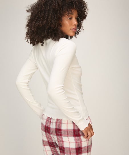 Boatneck Top, White