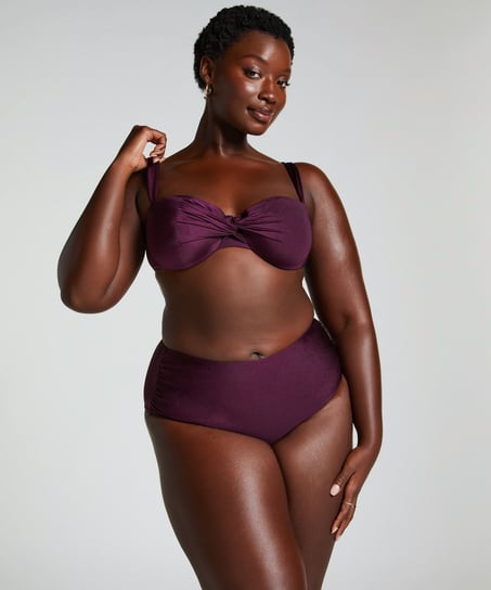 Costa Bikini Top, Purple