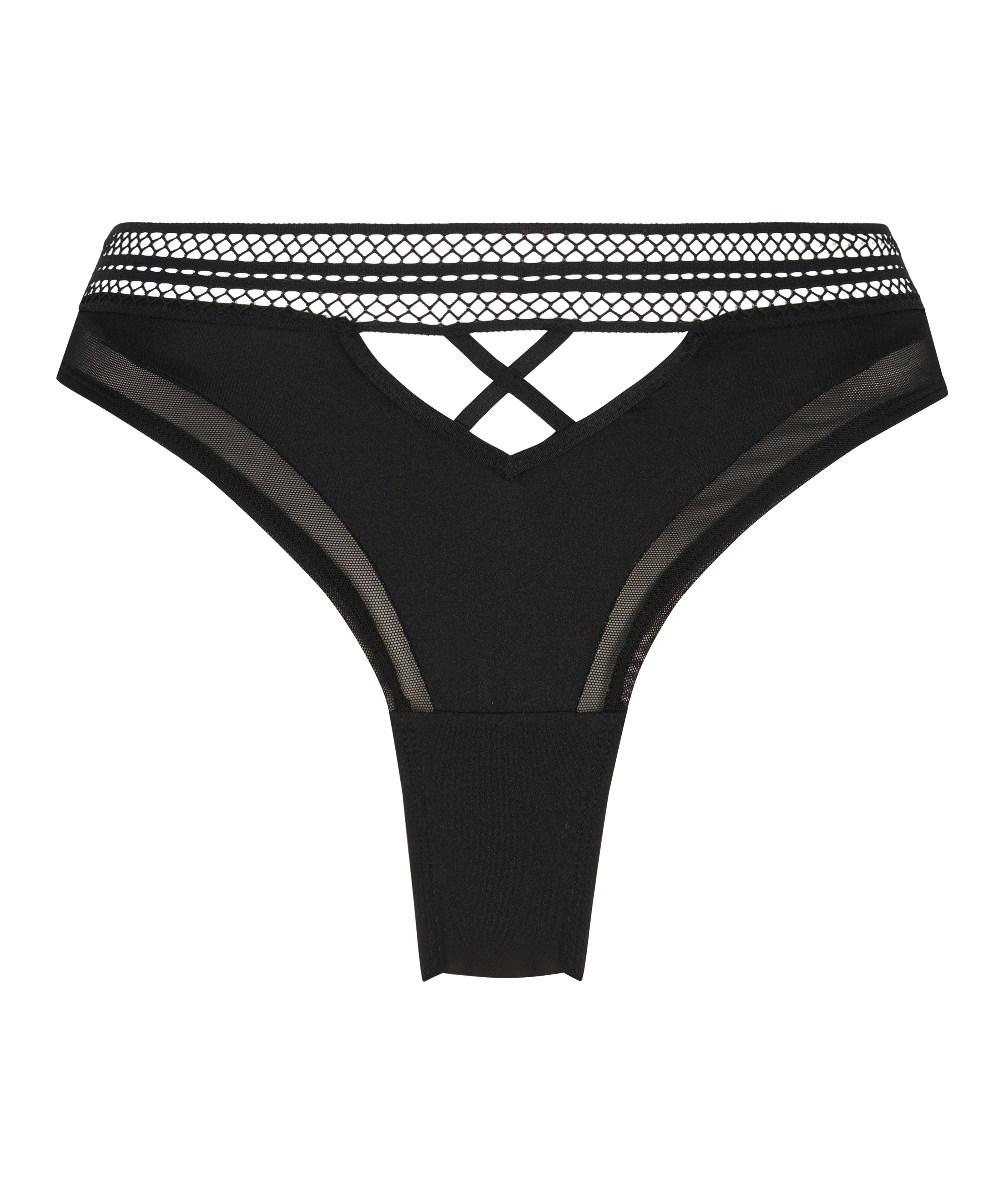 Mina High Leg Brazilian, Black, main