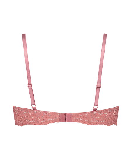 Rose Padded Underwired Bra, Pink