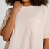 Pyjama Top Waffle, Pink
