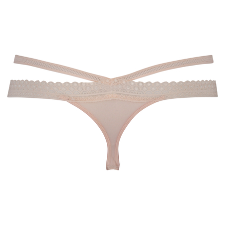 Strappy Low Thong, Pink