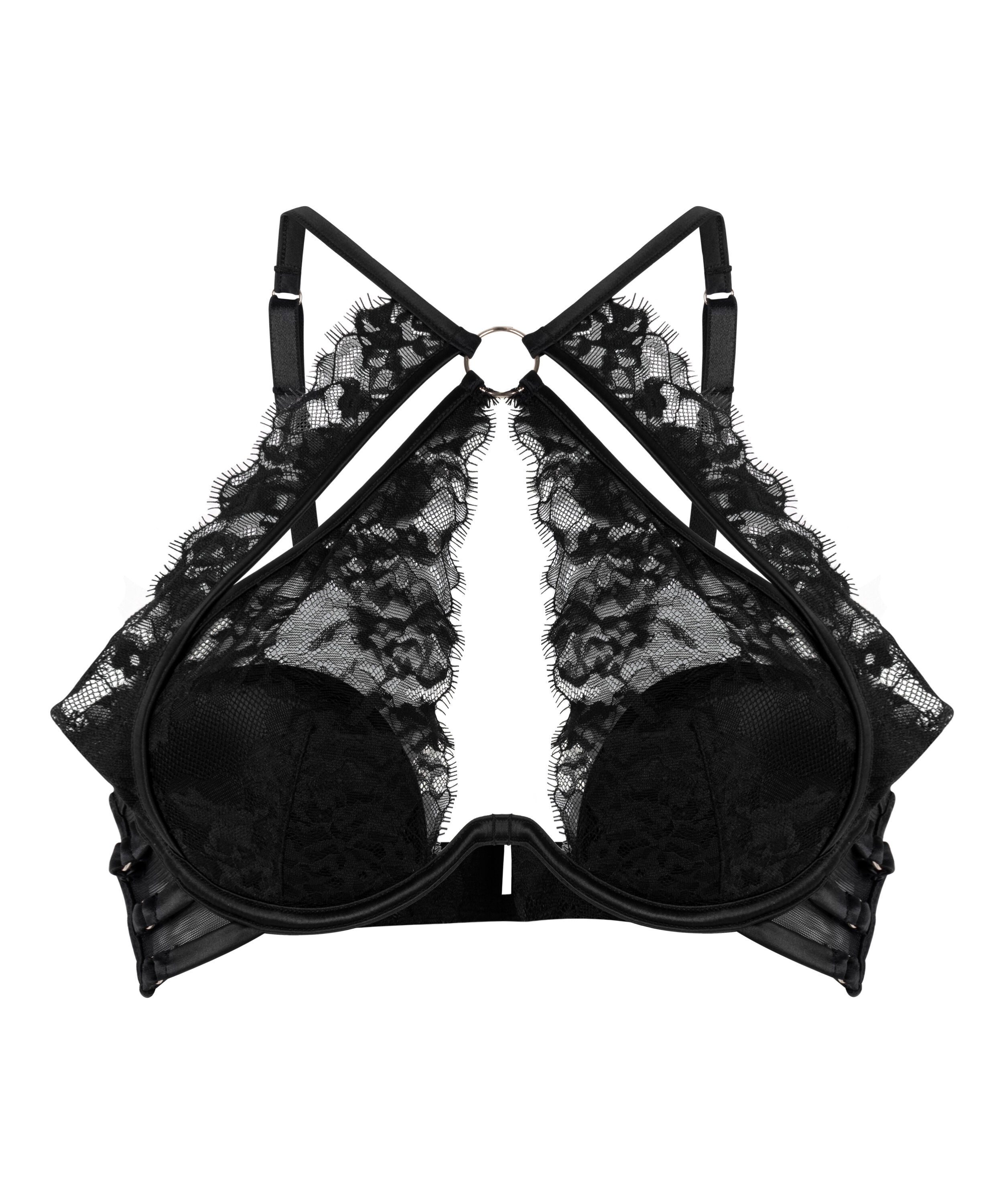 Nienke Padded Underwire Bra, Black