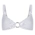 Bikinitop Stripes, White