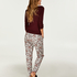 Loose-fitting Pajama Pants, Gray