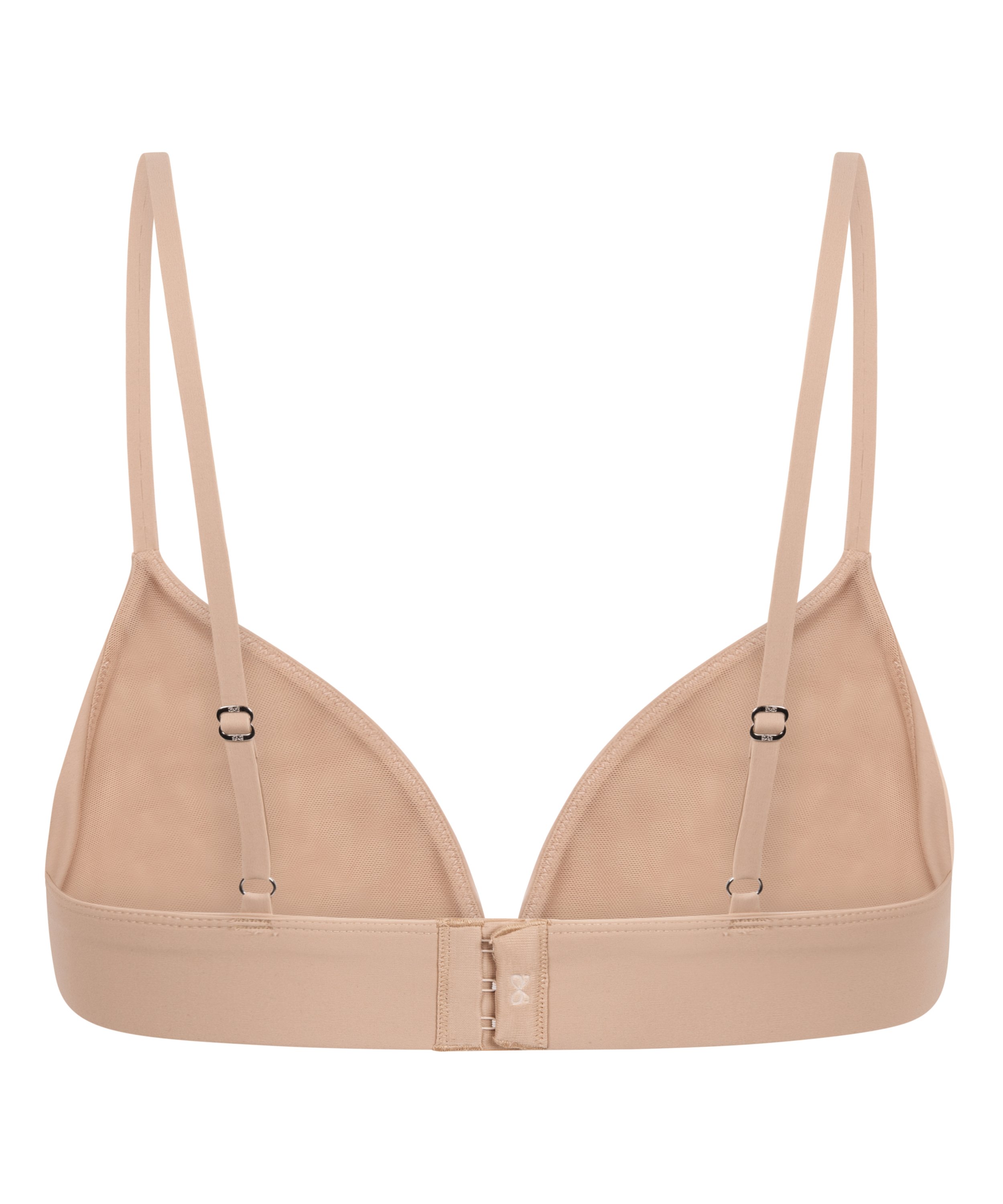 Smooth Triangle Bralette, Beige, main