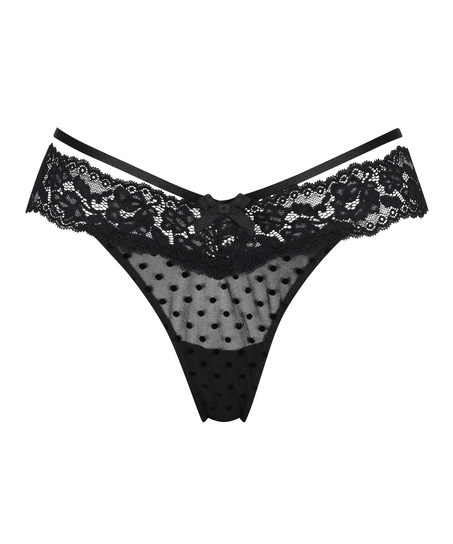 Extra low thong Jada, Black